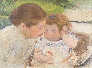 Mary Cassatt Susan Comforting the Baby No. 1 USA oil painting artist